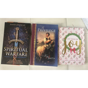 3 Christian Books Spiritual Warfare By D. Jeremiah & 2 More K.Smith & C. Mcleod
